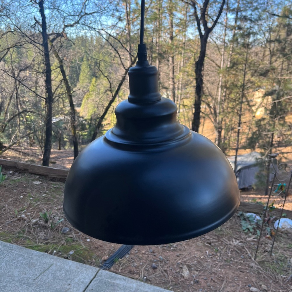 Black Pendant Light Fixture